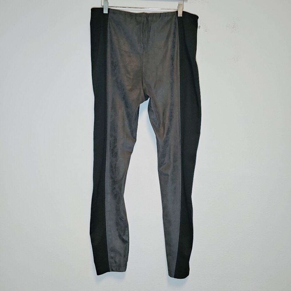 Soft Surroundings Brighton Faux Suede Knit Ankle Legging Sz L - Picture 4 of 8